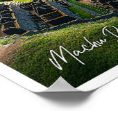 Machu Picchu Peru is de prachtige toeristische pla Poster (Hoek)