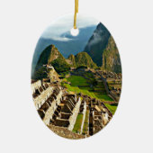 Machu Picchu, Peru Keramisch Ornament (Voorkant)