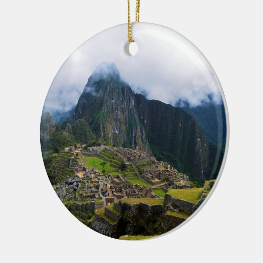 Machu Picchu, Peru Keramisch Ornament (Links)
