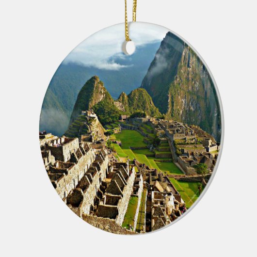 Machu Picchu, Peru Keramisch Ornament (Links)