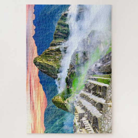 Machu Picchu, Peru Legpuzzel (Verticaal)
