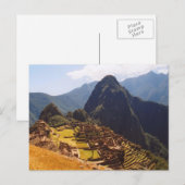 Machu Picchu Peru - Machu Picchu Ruins Sunrise Briefkaart (Voorkant / Achterkant)