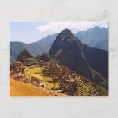 Machu Picchu Peru - Machu Picchu Ruins Sunrise Briefkaart (Voorkant)