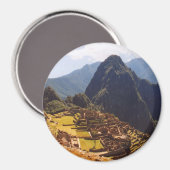 Machu Picchu Peru - Machu Picchu Ruins Sunrise Magneet (Voorkant / Achterkant)