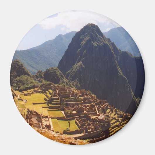 Machu Picchu Peru - Machu Picchu Ruins Sunrise Magneet (Voorkant)
