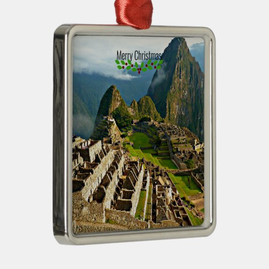 Machu Picchu, Peru, Metalen Ornament (Rechts)