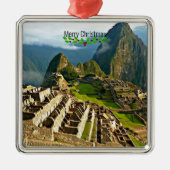 Machu Picchu, Peru, Metalen Ornament (Voorkant)