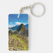 Machu Picchu, Peru - Overblijfselen van Inca-Citad Sleutelhanger (achterkant)