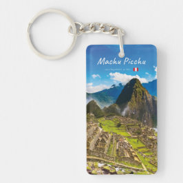 Machu Picchu, Peru - Overblijfselen van Inca-Citad Sleutelhanger