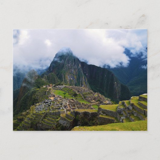 Machu Picchu, Peru, Overlook Briefkaart (Voorkant)