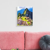 Machu Picchu Peru Painting Canvas Afdruk (Insitu (Woonkamer))