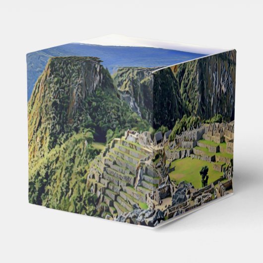 MACHU PICCHU - Peru - panorama Bedankdoosjes (Achterkant)