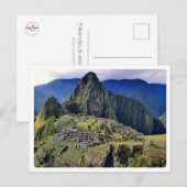 MACHU PICCHU - Peru - panorama Briefkaart (Voorkant / Achterkant)