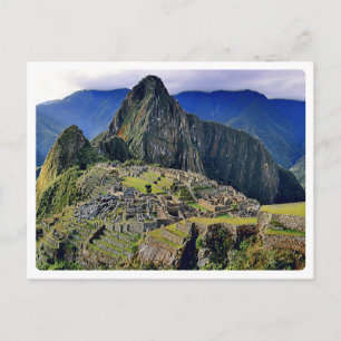 MACHU PICCHU - Peru - panorama Briefkaart