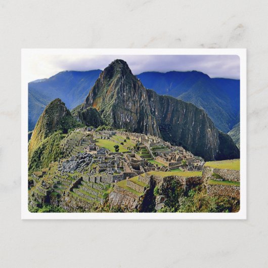 MACHU PICCHU - Peru - panorama Briefkaart (Voorkant)