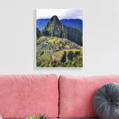 MACHU PICCHU - Peru - panorama Canvas Afdruk (Insitu (Woonkamer))