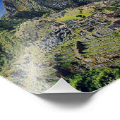 MACHU PICCHU - Peru - panorama Foto Afdruk (Hoek)