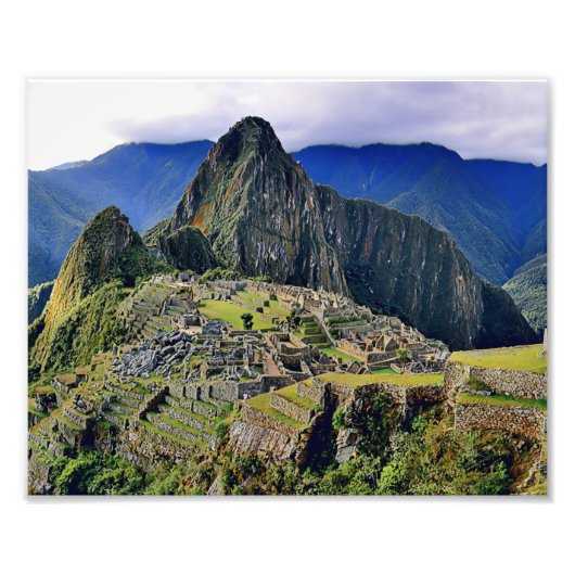 MACHU PICCHU - Peru - panorama Foto Afdruk (Voorkant)
