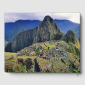 MACHU PICCHU - Peru - panorama Gastenboek (Achterkant)