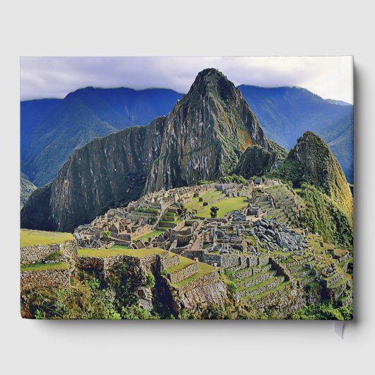 MACHU PICCHU - Peru - panorama Gastenboek (Achterkant)