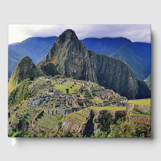 MACHU PICCHU - Peru - panorama Gastenboek (Voorkant)