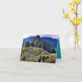 MACHU PICCHU - Peru - panorama Kaart (Gele Bloem)