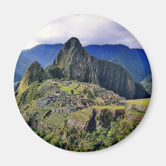 MACHU PICCHU - Peru - panorama Magneet (Voorkant)