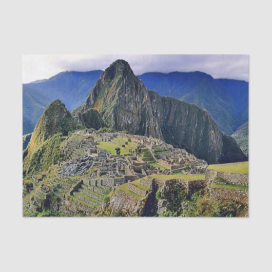 MACHU PICCHU - Peru - panorama Tissuepapier (Voorkant)