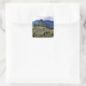 MACHU PICCHU - Peru - panorama Vierkante Sticker (Tas)