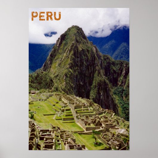 Machu Picchu, Peru Poster (Voorkant)