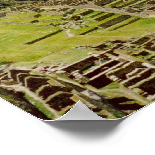 Machu Picchu, Peru Poster (Hoek)