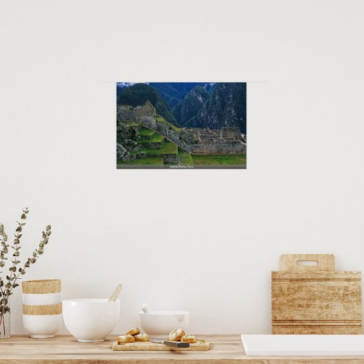 Machu Picchu, Peru Poster (Keuken)