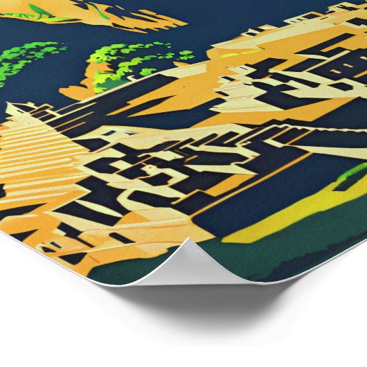 Machu Picchu, Peru Poster (Hoek)