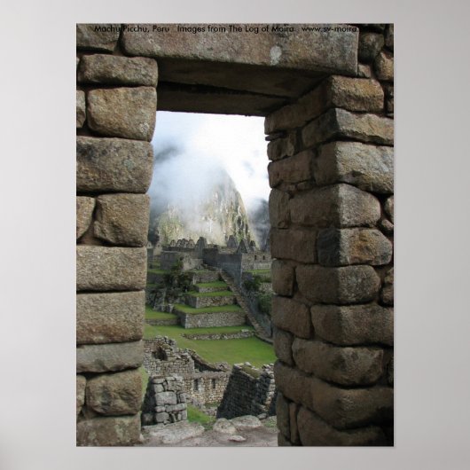 Machu Picchu, Peru Poster (Voorkant)