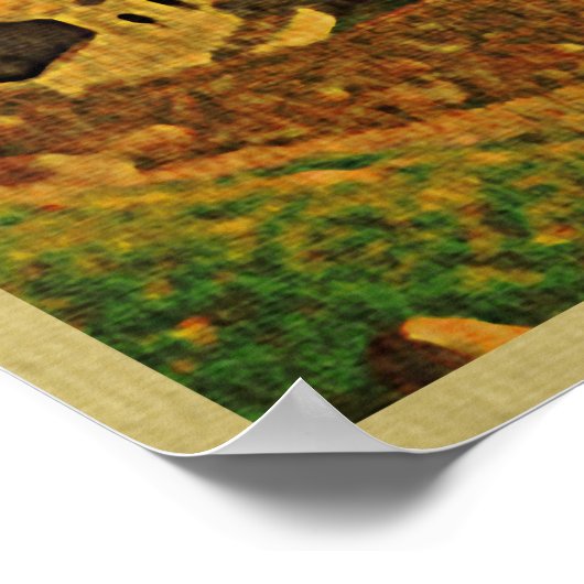 Machu Picchu Peru Poster (Hoek)