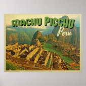 Machu Picchu Peru Poster (Voorkant)