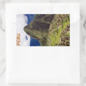 Machu Picchu, Peru Rechthoekige Sticker (Tas)