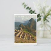 Machu Picchu Peru, Reis Briefkaart (Staand voorkant)