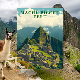 Machu Picchu Peru Reis Briefkaart