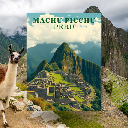 Machu Picchu Peru Reis Briefkaart