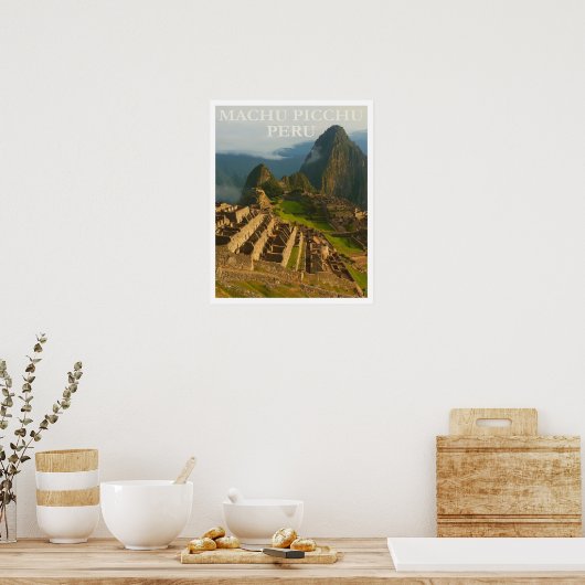 Machu Picchu Peru Reis Poster (Keuken)