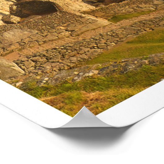 Machu Picchu Peru Reis Poster (Hoek)