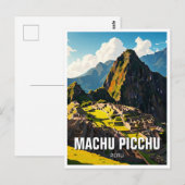 Machu Picchu Peru Reissouvenir Briefkaart (Voorkant / Achterkant)
