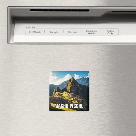 Machu Picchu Peru Reissouvenir Magneet (Insitu (Vaatwasser))