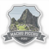  Machu Picchu Peru Reissouvenir Sticker (Voorkant)
