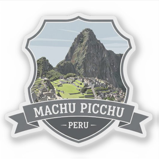  Machu Picchu Peru Reissouvenir Sticker (Voorkant)