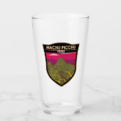 Machu Picchu Peru Reizen Kunst Retro Glas (Voorkant)
