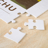 Machu Picchu Peru Reizen Kunst Retro Legpuzzel (Zijkant)