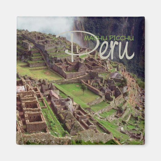 MACHU PICCHU Peru Reizen Souvenir Magnet (Voorkant)