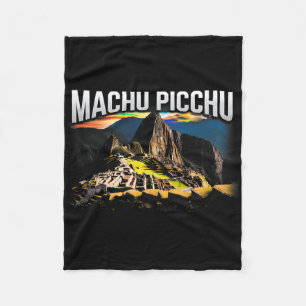 Machu Picchu Peru Reizen Wandelen Souvenir Cadeau Fleece Deken